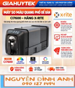 Máy so màu quang phổ để bàn X-Rite Ci7600 – Nguyễn Đình Anh
